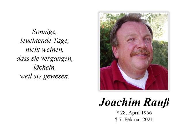 Joachim Rauß