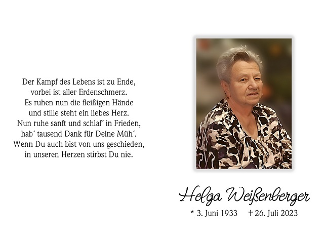 Helga Weißenberger