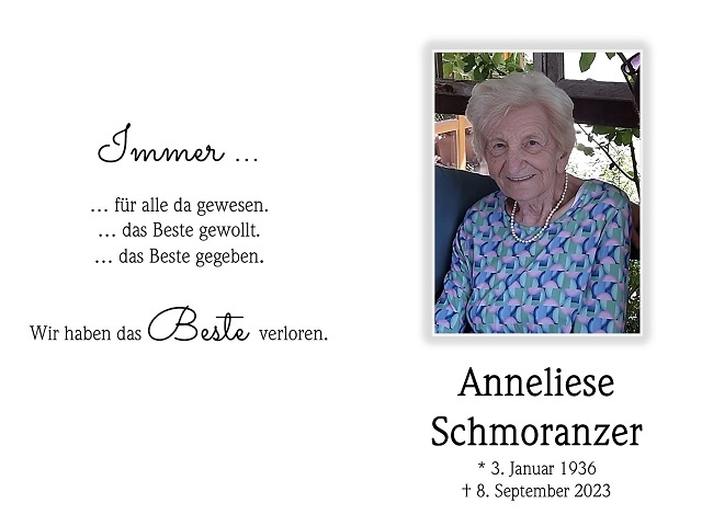 Anneliese Schmoranzer