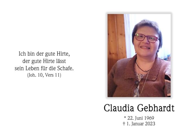 Caludia Gebhardt