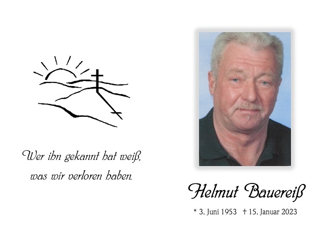 Helmut bauereiß