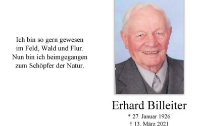 Erhard Billeiter