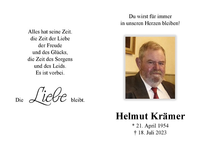 Helmut Krämer