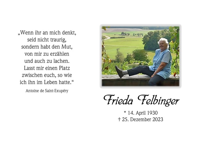 Frieda Felbinger
