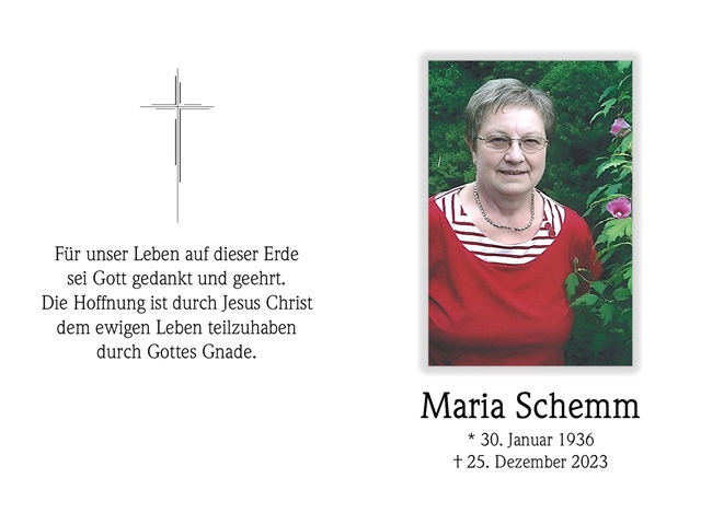 Maria Schemm