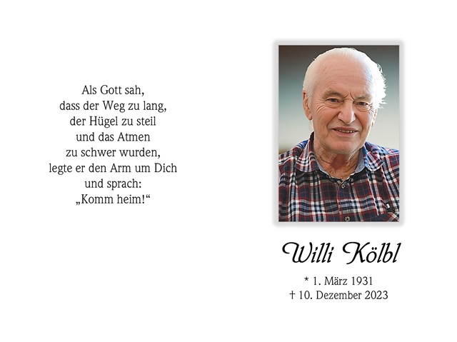 Willi Kölbl