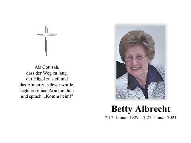 Betty Albrecht
